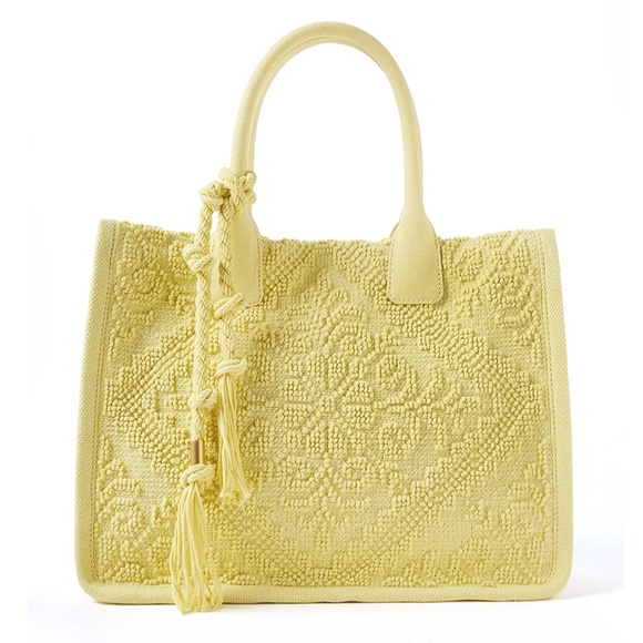 Butter Yellow Vince Camuto Orla Tote - Picture 1 of 10